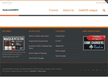 Tablet Screenshot of hardcoregamers.com